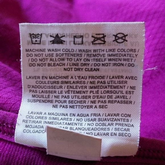 Nike‎ Small Purple Fit Dry Tank Top w/ Built-in Bra & Adjustable Straps - Picture 5 of 10